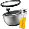 Salatschleuder Set mit Dressing Shaker