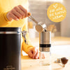Kaffeemühle mit Kaffeedose Set