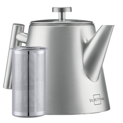 Doppelwandige Edelstahl Teekanne