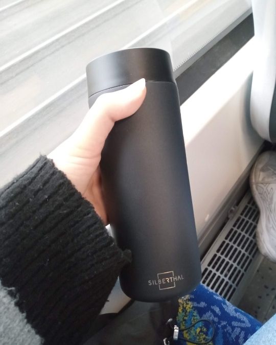 Kundenfoto: Thermobecher schwarz