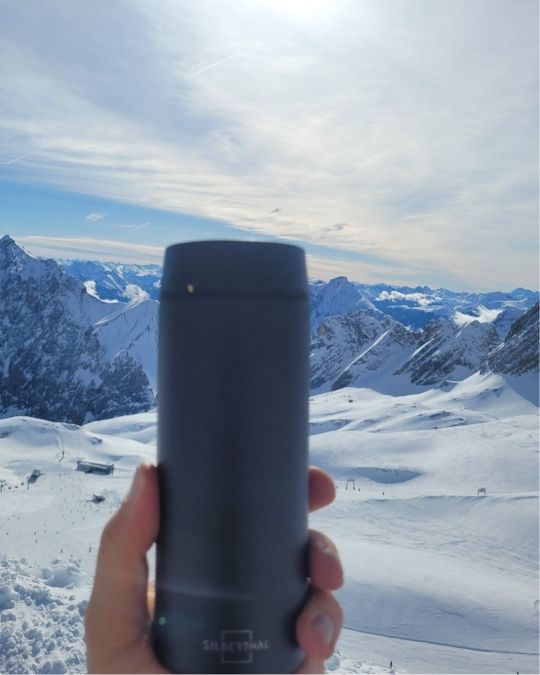 Kundenfoto: Thermobecher schwarz
