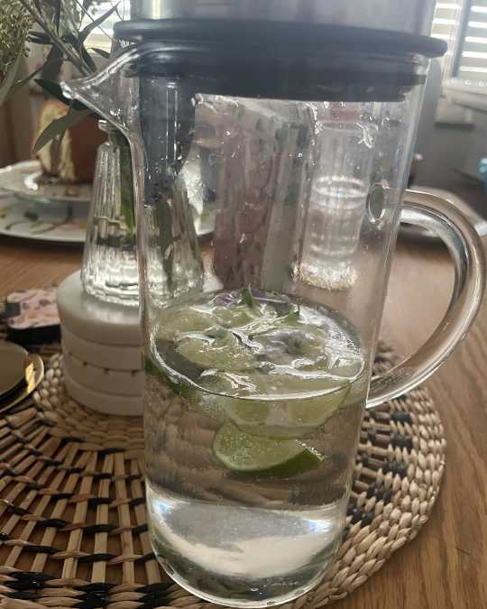 Kundenfoto: 2x Glaskaraffen 1 Liter Set