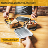 Brotdosen Set aus Edelstahl – 3 Stück – Auslaufsicher – Plastikfrei