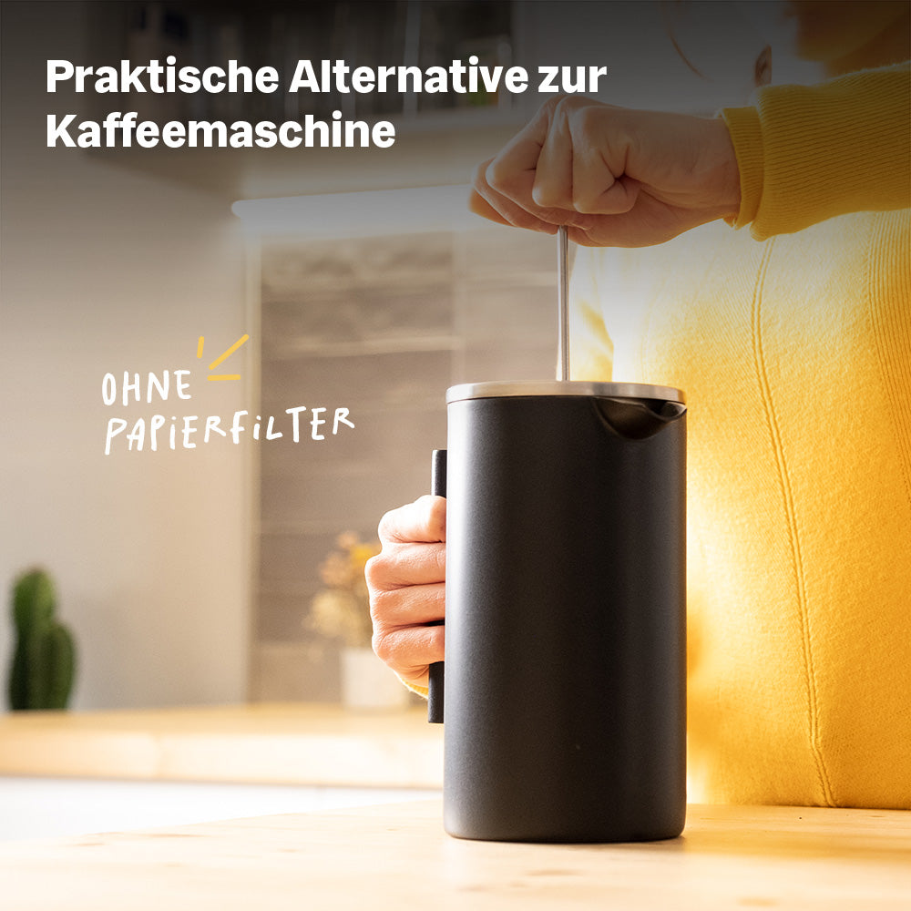 French Press aus Edelstahl - Thermo