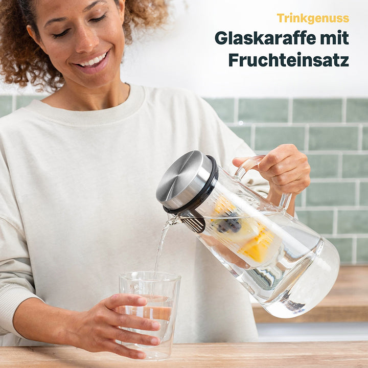 Glaskaraffe 2 Liter