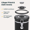 French Press Set mit manueller Kaffeemühle und Kaffeedose