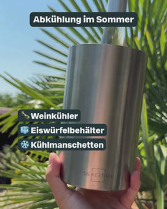 Weinkühler mit 2 Manschetten