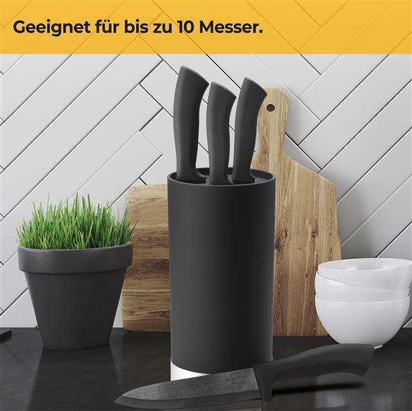 Messerblock mit Keramikmesser Set