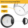 Salat Zubehör Set - Edelstahlschüsseln - Zerkleinerer & Dressing Shaker