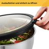 Salat Zubehör Set - Edelstahlschüsseln - Zerkleinerer & Dressing Shaker