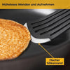Flexibler Fischwender für Pfannen & Grill – Griff aus Edelstahl – mit Silikonrand