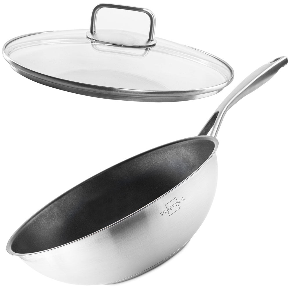 Wokpfanne mit Deckel - Induktion geeignet Wokpfanne mit Deckel - Induktion geeignet